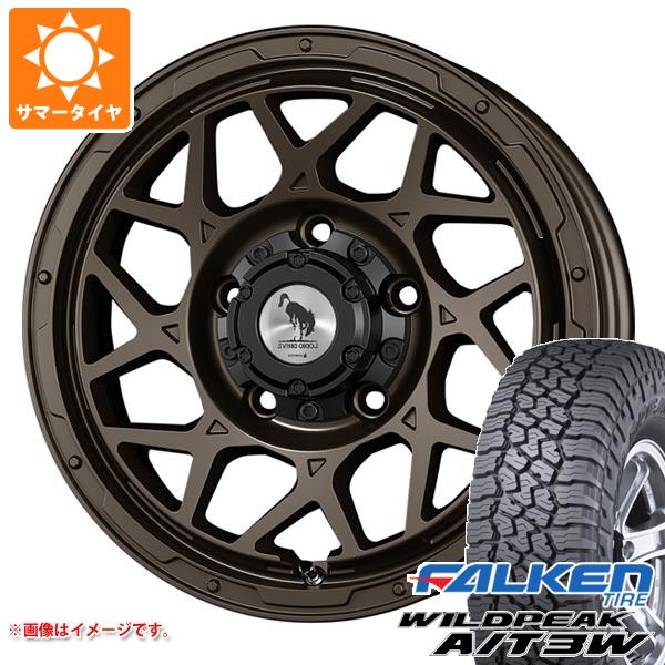 WILDPEAK - 5本仕掛ける ジムニー用 朱夏タイア ファルケン ワイルドピーク A/T3W 175/80R16 91S はやりっ児 ロディオドライブ 8M モノ 5.5-16 夏タイヤ、ホイールセット-タイヤ、ホイール-車、バイク、自転車