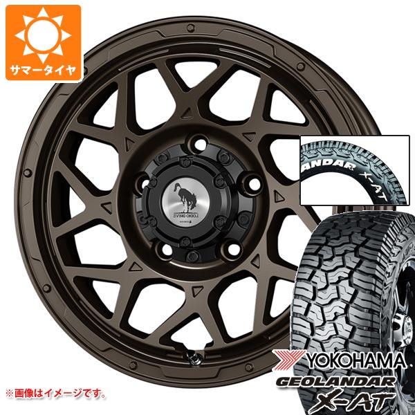 5本セット スズキ ジムニーノマド JC74W用 サマータイヤ ヨコハマ ジオランダー X-AT G016 225/70R16 103S ホワイトレター ロディオドライブ 8M モノ 6.0-16