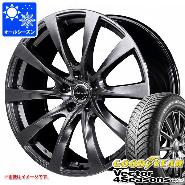 レクサス IS350用 オールシーズンタイヤ グッドイヤー ベクター 4シーズンズ ハイブリッド 225/45R18 91H  レフィナーダ モーション2 8.0-18