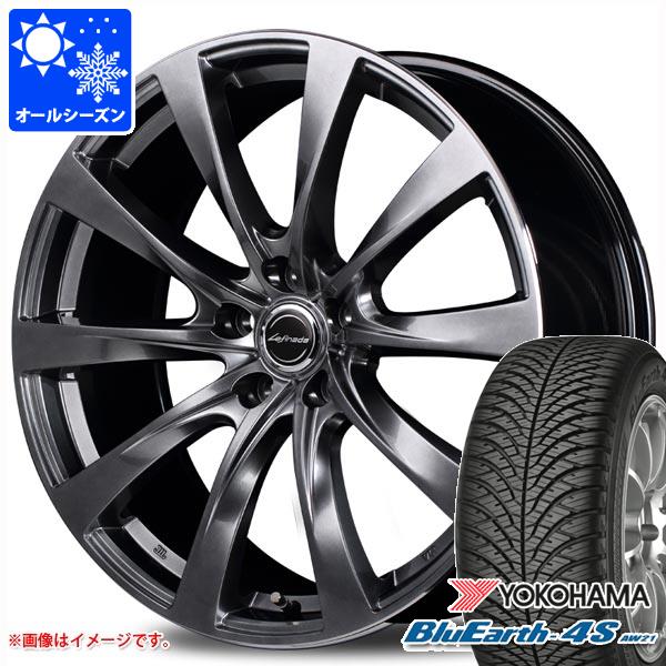 レクサス NX 10系用 オールシーズンタイヤ ヨコハマ ブルーアース4S AW21 235/55R18 100V  レフィナーダ モーション2 7.5-18