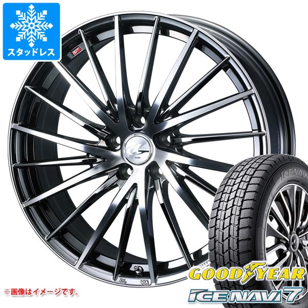 スタッドレスタイヤ グッドイヤー アイスナビ7 215/50R17 91Q レオニス FR 7.0-17