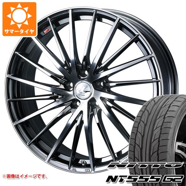 サマータイヤ 225/45R18 95Y XL ニットー NT555 G2 レオニス FR 8.0 18 :leofrbm 24110:タイヤ1番