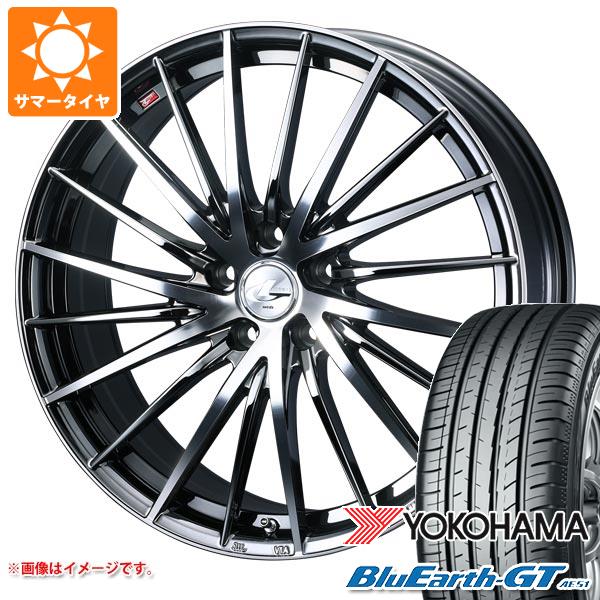 サマータイヤ 215/45R17 91W XL ヨコハマ ブルーアースGT AE51 レオニス FR 7.0 17 :leofrbm 31280:タイヤ1番