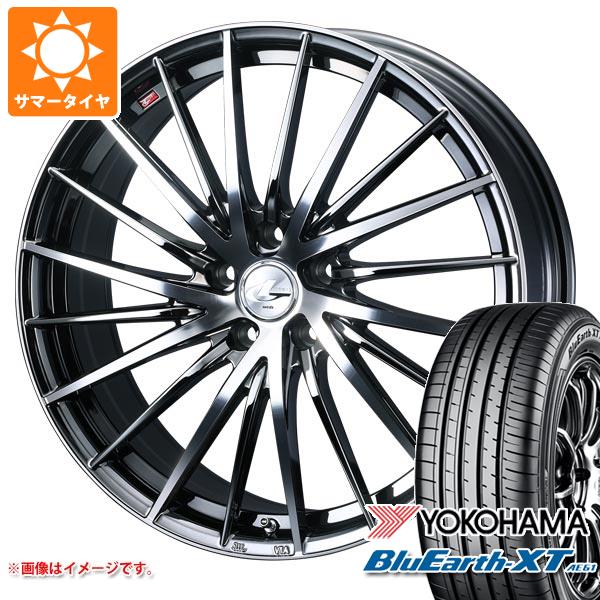 サマータイヤ 235/55R18 100V ヨコハマ ブルーアースXT AE61 レオニス FR 8.0 18 :leofrbm 34391:タイヤ1番