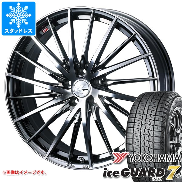 スタッドレスタイヤ ヨコハマ アイスガードセブン iG70 215/55R17 94Q レオニス FR 7.0-17