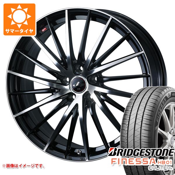 WEDS - 朱夏タイア 235/40R18 95W XL ブリヂストン フィネッサ HB01 レオニス FR 8.0-18 自動車-車、バイク、自転車-タイヤ、ホイール