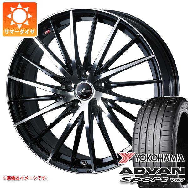 40系アルファード用 サマータイヤ ヨコハマ アドバンスポーツV107 245/40R21 100Y XL レオニス FR 8.5 21 :lefrpbav 40844 t801096yt:タイヤ1番