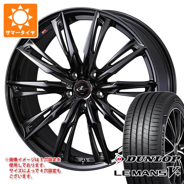 サマータイヤ 245/45R19 98W ダンロップ ルマン5 LM5+ レオニス GX 8.0 19 :leogxhb 40279:タイヤ1番