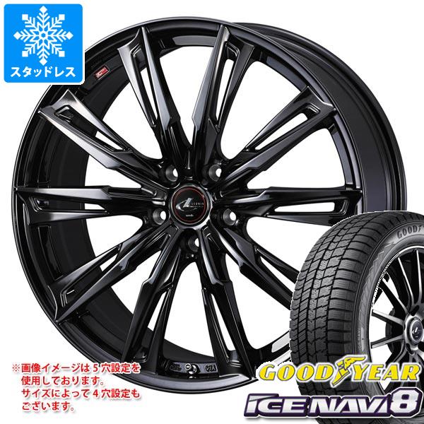 スタッドレスタイヤ グッドイヤー アイスナビ8 245/45R18 100Q XL レオニス GX 8.0-18