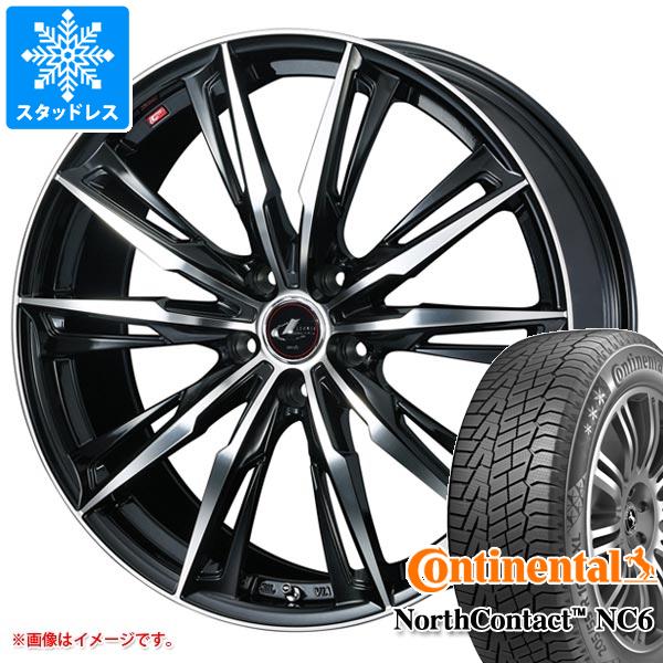 スタッドレスタイヤ コンチネンタル ノースコンタクト NC6 235/50R19 99T レオニス GX 8.0-19｜tire1ban