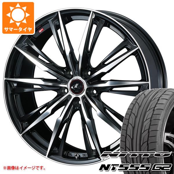 サマータイヤ 225/35R19 88Y XL ニットー NT555 G2 レオニス GX 7.5 19 :leogxpb 24095:タイヤ1番