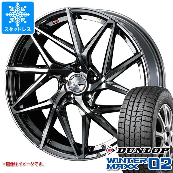 スタッドレスタイヤ ダンロップ ウインターマックス02 WM02 225/55R17 101T XL レオニス IT 7.0 17 : leoitbmc 35515 : タイヤ1番