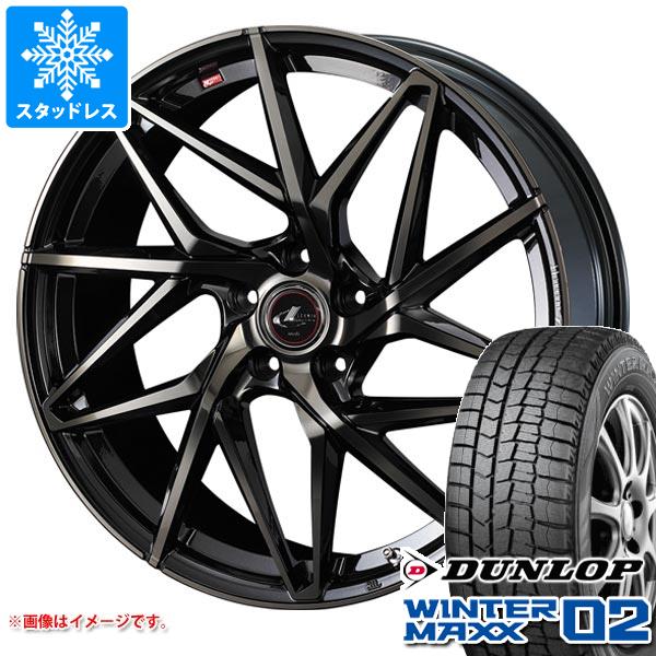 2024年製 スタッドレスタイヤ ダンロップ ウインターマックス02 WM02 165/65R15 81Q レオニス IT 4.5 15 : leoitpbt 23102 : タイヤ1番