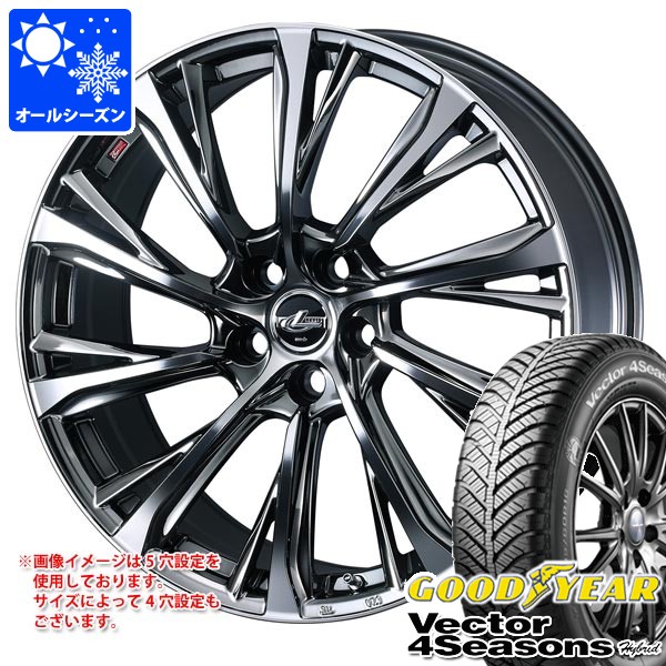 オールシーズン 215/60R17 96H グッドイヤー ベクター 4シーズンズ ハイブリッド レオニス JG 7.0-17
