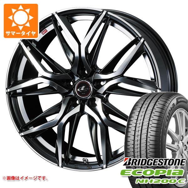 2023年製 サマータイヤ 175/65R15 84H ブリヂストン エコピア NH200 C レオニス LM 5.5 15 :leolmpb 38140:タイヤ1番