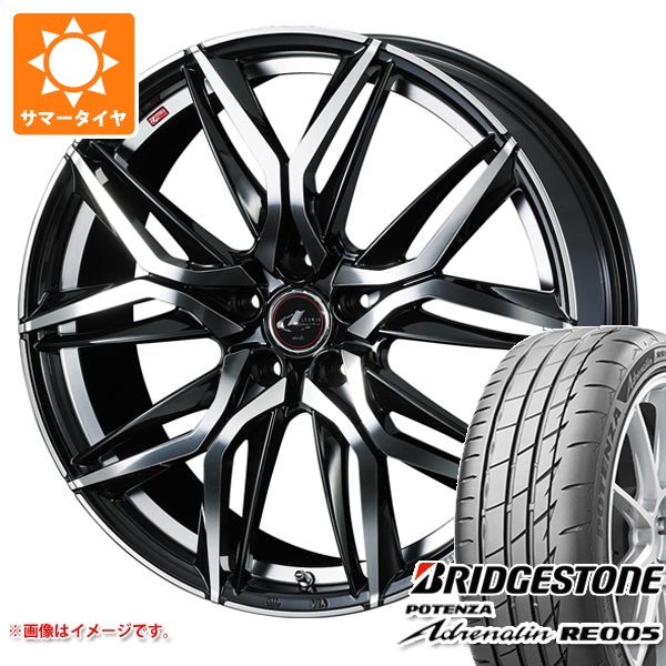 サマータイヤ 225/40R19 93Y XL ブリヂストン ポテンザ アドレナリン RE005 レオニス LM 7.5-19