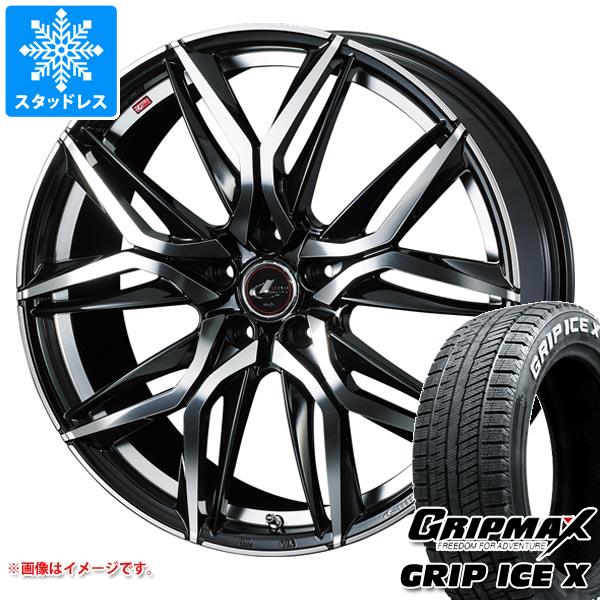 スタッドレスタイヤ グリップマックス グリップアイスエックス 195/65R16 92T ホワイトレター レオニス LM 6.0-16