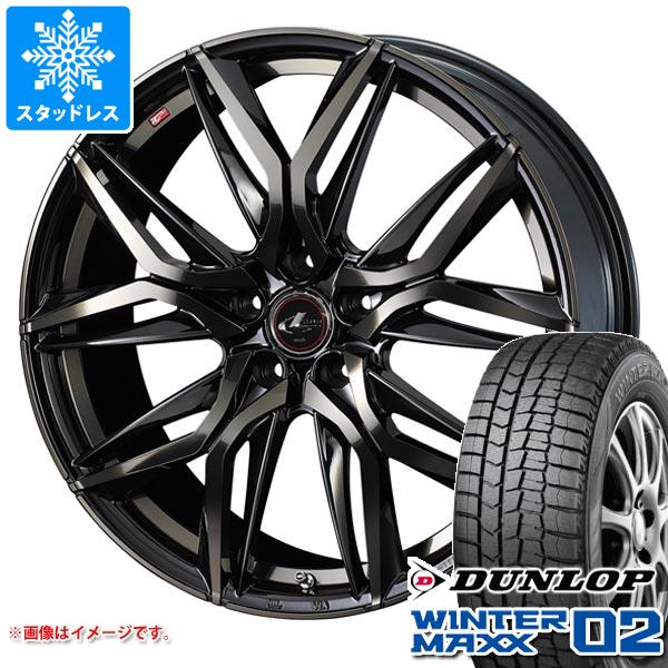 2024年製 スタッドレスタイヤ ダンロップ ウインターマックス02 WM02 165/65R15 81Q レオニス LM 4.5 15 : leolmpbt 23102 : タイヤ1番