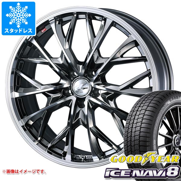アイスナビ - スタッドレスタイヤ グッドイヤー 8 235/50R18 97Q レオニス MV 8.0-18 冬タイヤ、ホイールセット-自動車-車、バイク、自転車