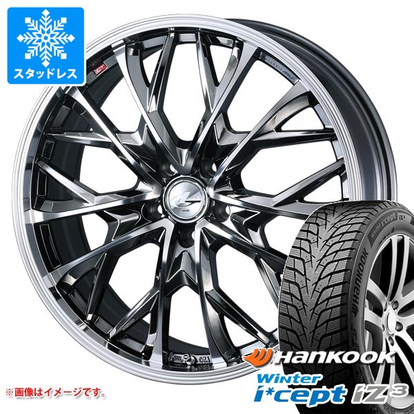 スタッドレスタイヤ ハンコック ウィンターアイセプト iZ3 X for SUV W636A 225/55R19 103T XL レオニス MV 8.0-19