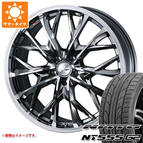 サマータイヤ 225/45R18 95Y XL ニットー NT555 G2 レオニス MV 8.0 18 :leomvbm 24110:タイヤ1番