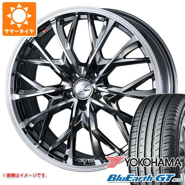 サマータイヤ 215/45R17 91W XL ヨコハマ ブルーアースGT AE51 レオニス MV 7.0 17 :leomvbm 31280:タイヤ1番