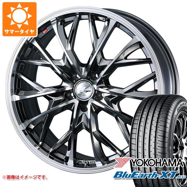 サマータイヤ 235/55R18 100V ヨコハマ ブルーアースXT AE61 レオニス MV 8.0 18 :leomvbm 34391:タイヤ1番