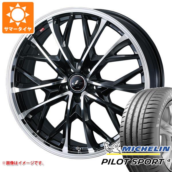 サマータイヤ 215/40R18 85Y ミシュラン パイロットスポーツ4 レオニス MV 7.0-18