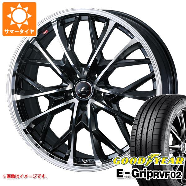 サマータイヤ 185/60R15 84H グッドイヤー エフィシエントグリップ RVF02 レオニス MV 5.5 15 :leomvpb 36638:タイヤ1番