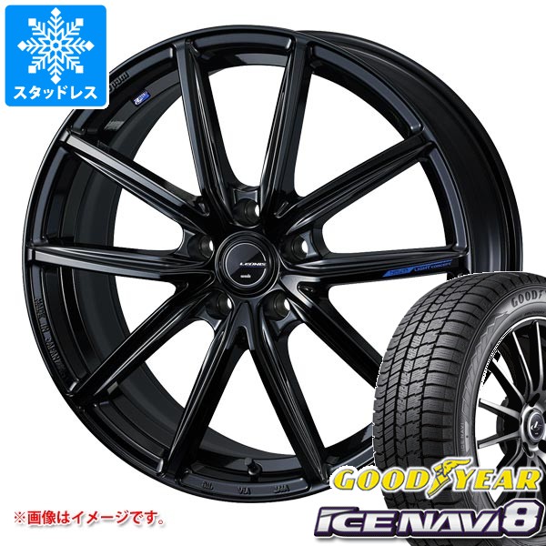 トヨタ クラウン クロスオーバー 35系用 スタッドレス グッドイヤー アイスナビ8 225/45R21 95Q レオニス ナヴィア 08