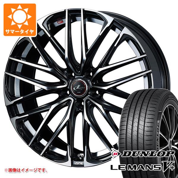 サマータイヤ 215/35R19 85W XL ダンロップ ルマン5 LM5+ レオニス SK 8.0 19 :leoskpb 40273:タイヤ1番