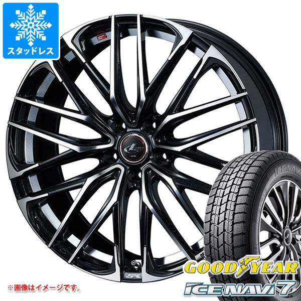 スタッドレスタイヤ グッドイヤー アイスナビ7 215/45R17 87Q レオニス SK 7.0-17