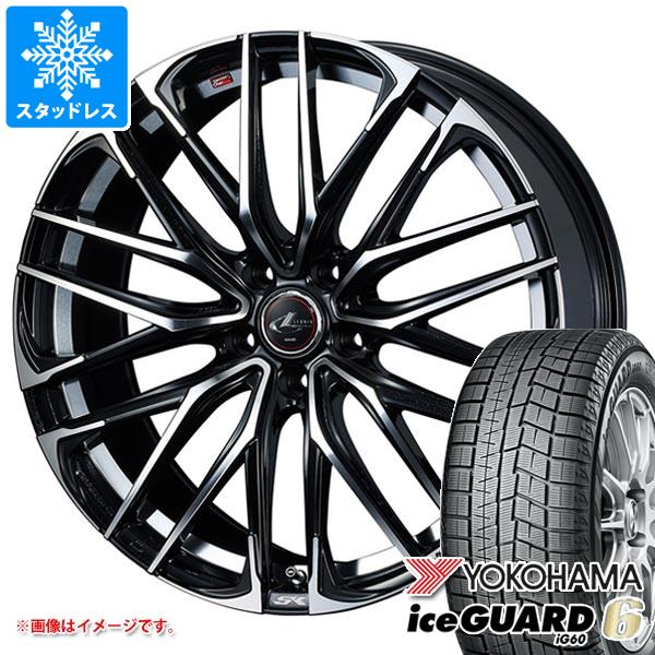 スタッドレスタイヤ ヨコハマ アイスガードシックス iG60 215/60R16 95Q レオニス SK 6.5 16 :leoskpb 26418:タイヤ1番