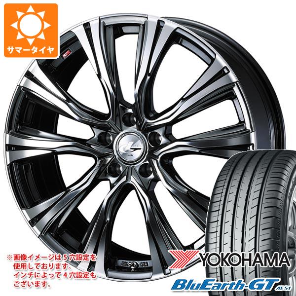 サマータイヤ 215/45R17 91W XL ヨコハマ ブルーアースGT AE51 レオニス VR 7.0 17 :leovrbm 31280:タイヤ1番