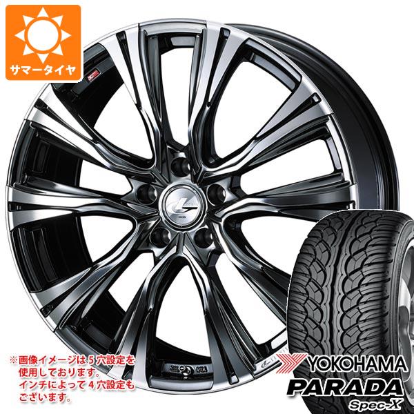 サマータイヤ 235/35R20 92W XL ヨコハマ パラダ スペック X PA02 レオニス VR 8.5 20 : leovrbm 14193 : タイヤ1番