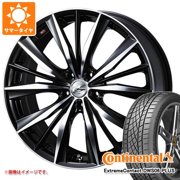 サマータイヤ 235/35R19 91Y XL コンチネンタル エクストリームコンタクト DWS06 プラス レオニス VX 8.0 19 正規品 :leovxbk 36678:タイヤ1番