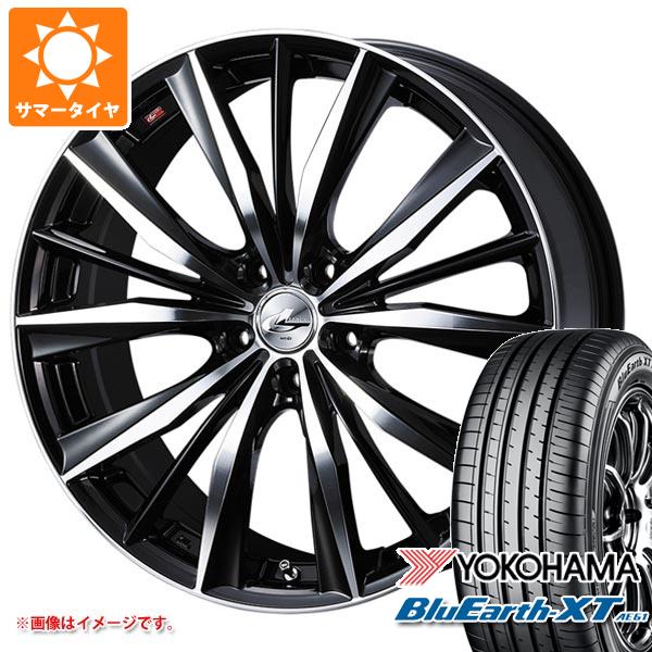 サマータイヤ 215/50R18 92V ヨコハマ ブルーアースXT AE61 レオニス VX 7.0 18 :leovxbk 34387:タイヤ1番