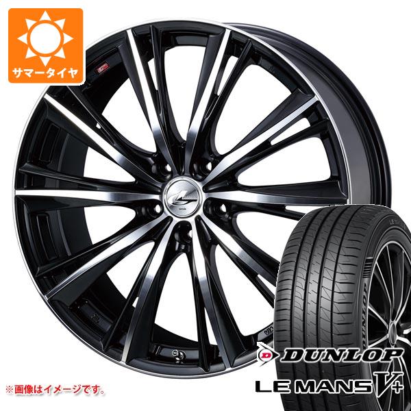 サマータイヤ 215/40R18 89W XL ダンロップ ルマン5 LM5+ レオニス WX 7.0 18 :leowxbk 40281:タイヤ1番