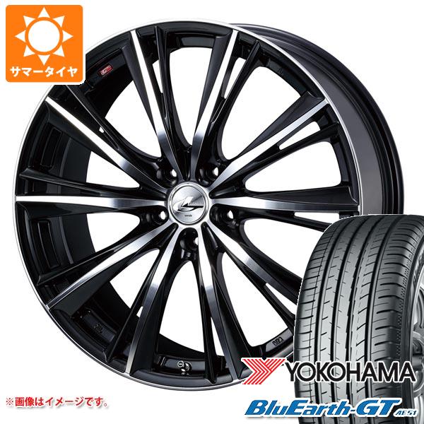 サマータイヤ 205/50R17 93W XL ヨコハマ ブルーアースGT AE51 レオニス WX 7.0 17 :leowxbk 31284:タイヤ1番