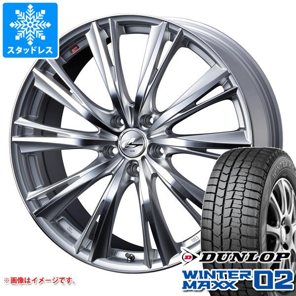 スタッドレスタイヤ ダンロップ ウインターマックス02 WM02 175/60R14 79Q レオニス WX 5.5 14 :leowxhs 23114:タイヤ1番