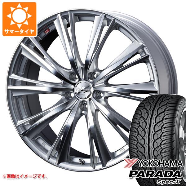 WEDS - 炎節タイア 235/55R20 102V ヨコハマ パラダ 仕様-X PA02 レオニス WX 8.5-20