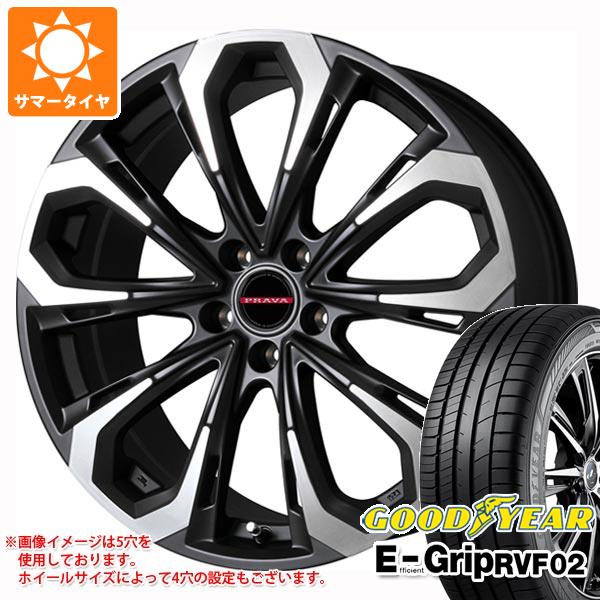 サマータイヤ 205/50R17 93V XL グッドイヤー エフィシエントグリップ RVF02 レイシーン プラバ 5X 7.0 17 :ley5x 36620:タイヤ1番