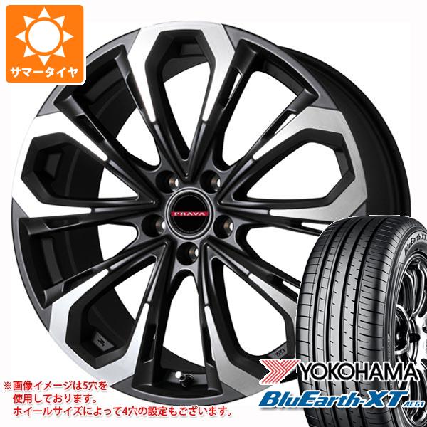 サマータイヤ 235/55R18 100V ヨコハマ ブルーアースXT AE61 レイシーン プラバ 5X 8.0 18 :ley5x 34391:タイヤ1番