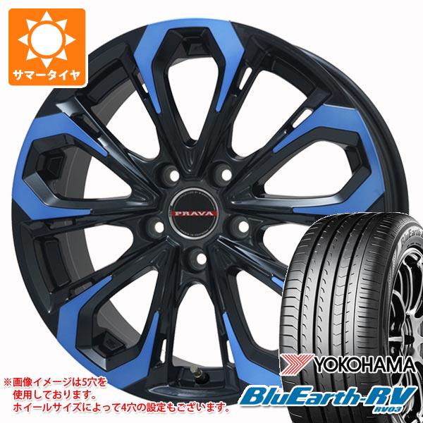 2024年製 サマータイヤ 225/55R18 98V ヨコハマ ブルーアースRV RV03 レイシーン プラバ 5X 7.0 18 :ley5xbl 38373:タイヤ1番