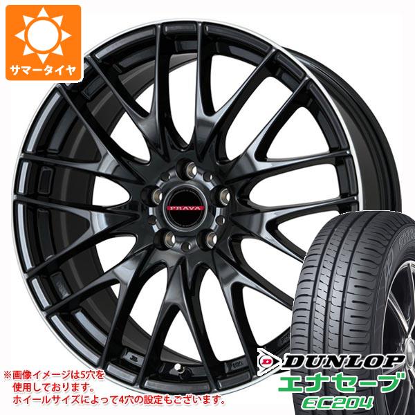 サマータイヤ 215/55R17 94V ダンロップ エナセーブ EC204 レイシーン プラバ 9M 7.0 17 :ley9m 27639:タイヤ1番