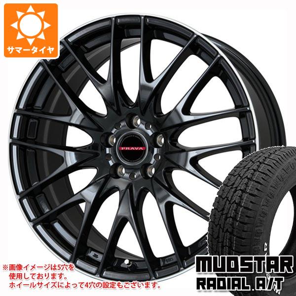 サマータイヤ 225/55R18 98T マッドスター ラジアル A/T ホワイトレター レイシーン プラバ 9M 7.5 18 :ley9m 34807:タイヤ1番