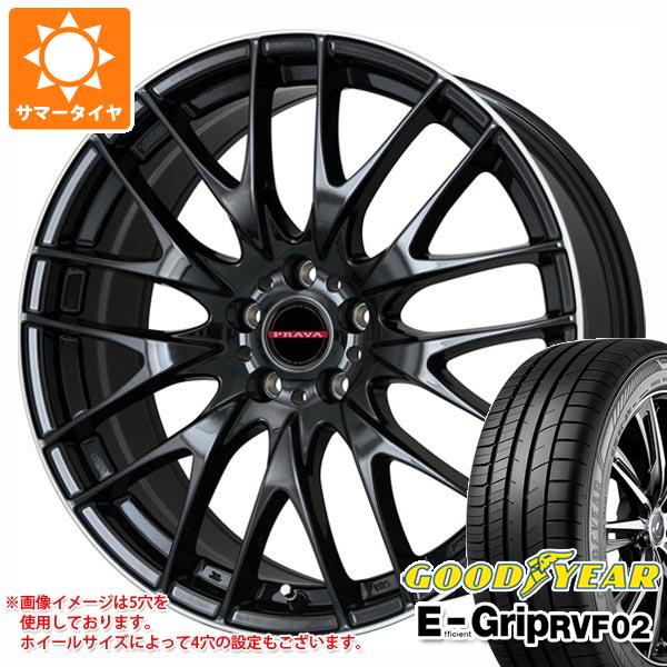 サマータイヤ 225/40R19 93W XL グッドイヤー エフィシエントグリップ RVF02 レイシーン プラバ 9M 8.0 19 :ley9m 36609:タイヤ1番