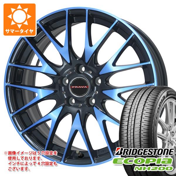 サマータイヤ 215/45R18 93W XL ブリヂストン エコピア NH200 レイシーン プラバ 9M 7.5 18 :ley9mbl 38110:タイヤ1番