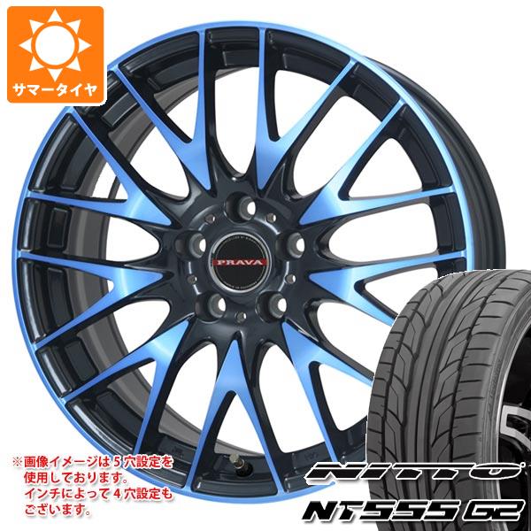 サマータイヤ 225/45R19 96Y XL ニットー NT555 G2 レイシーン プラバ 9M 8.0 19 :ley9mbl 24101:タイヤ1番