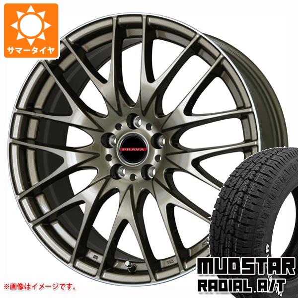 サマータイヤ 225/55R18 98T マッドスター ラジアル A/T ホワイトレター レイシーン プラバ 9M 7.5 18 :ley9mbz 34807:タイヤ1番